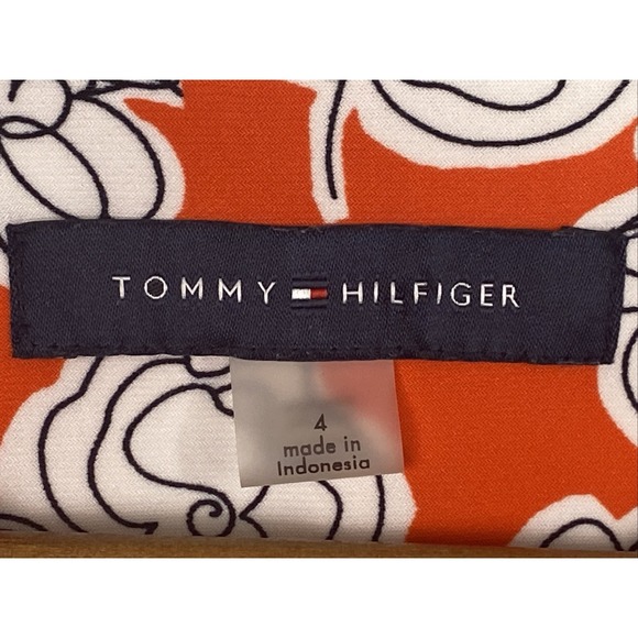 Tommy Hilfiger Floral Shift Dress Women's 4 Sleeveless Classic Americana Flowers - Picture 4 of 7